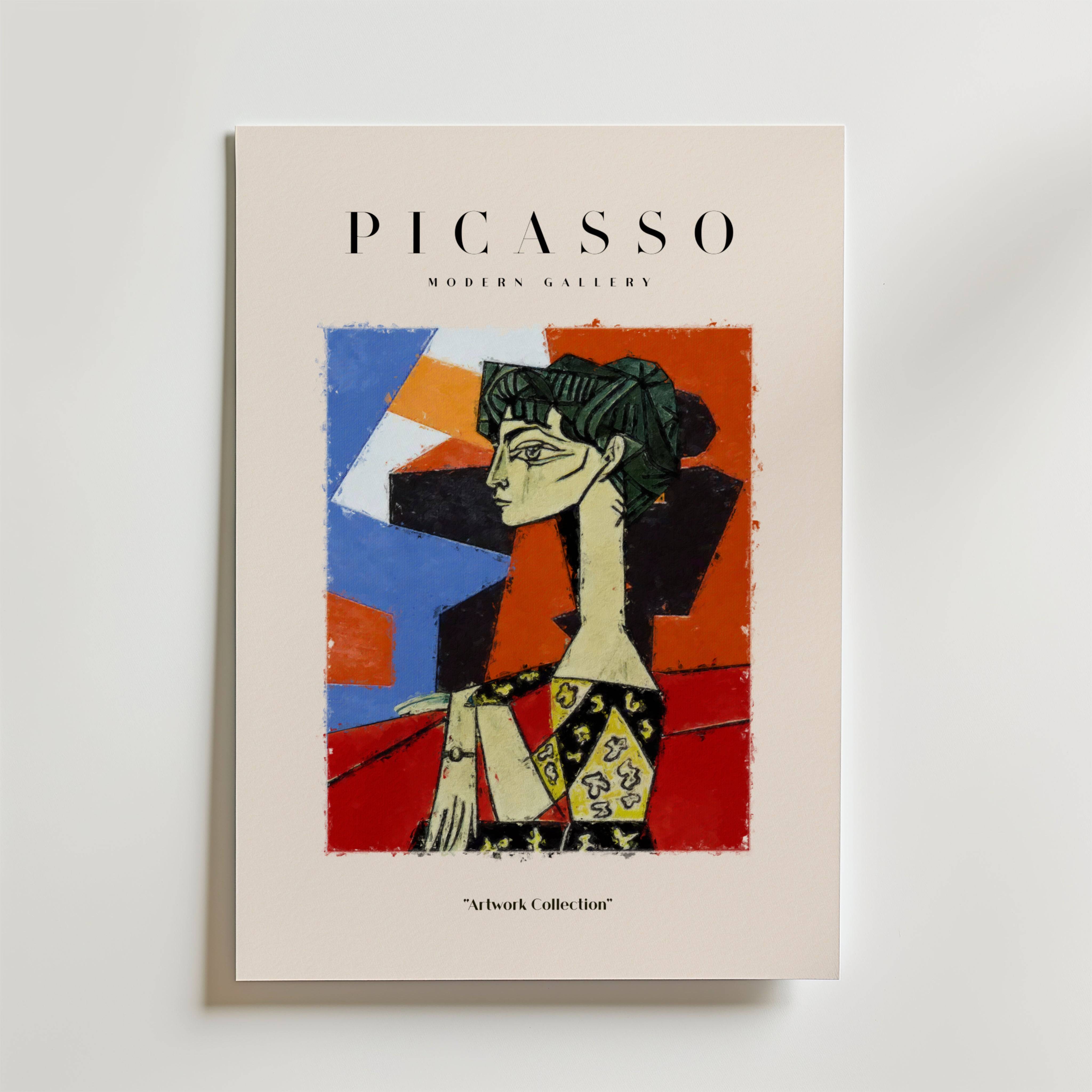 Picasso Modern Line Art Woman Poster - Fine Art Poster 40x50 cm
