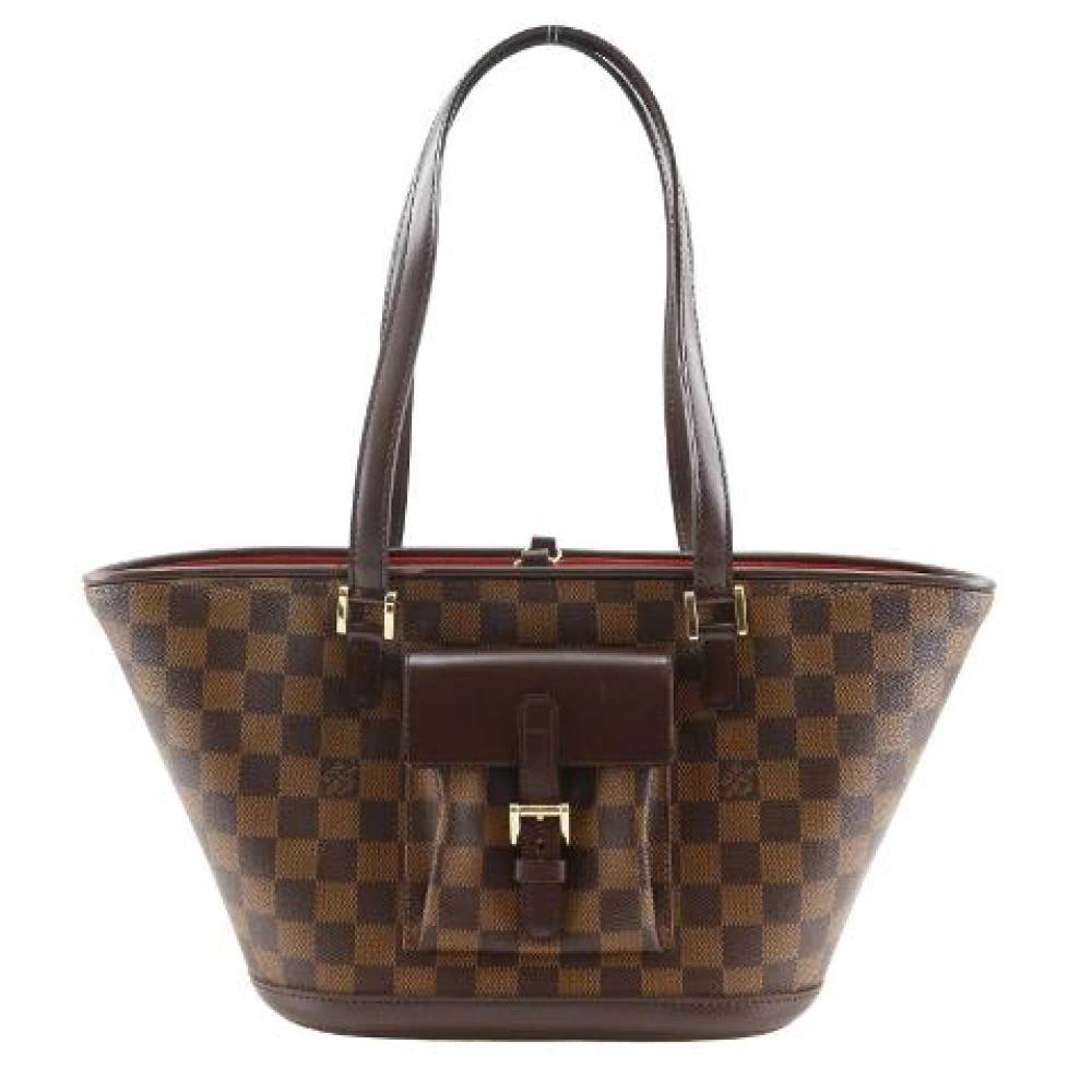 Louis Vuitton Vintage - Pre-owned Manosque PM Damier Canvas Tote Bag Vintage - Dam - ONE Size -