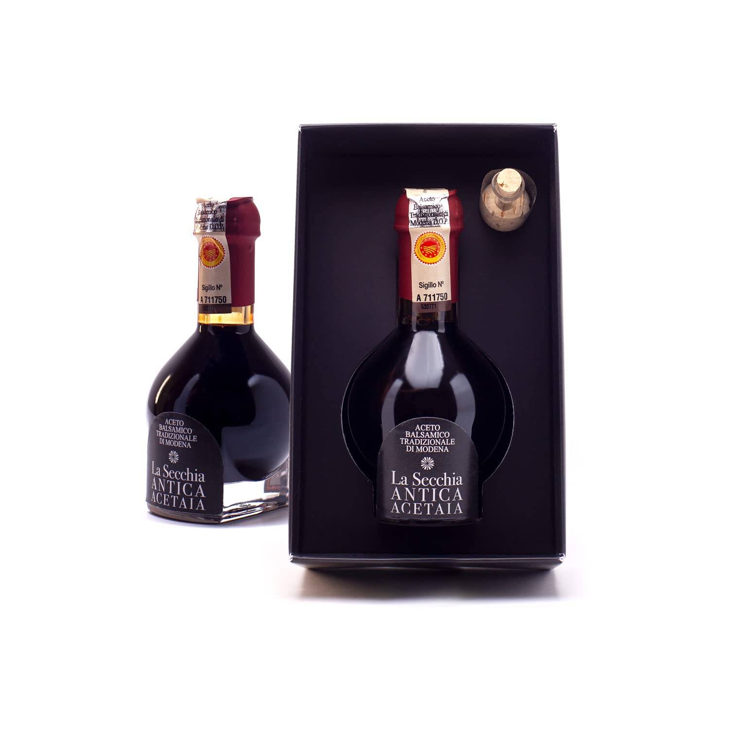 La Secchia Balsamic Vinegar 12 Years Aged Affinato Tradizionale DOP 100ml Balsamic Vinegar Made in Italy Additive-Free Modena,