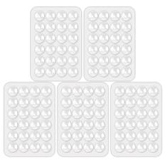 5st Silikon Mobilhållare Bil Magnet Multifunktion, Stycken Telefon Sugkopp Telefon Sug Montering för Bil Support för Mobilström Mobiltelefoner, 8 Sugkoppar, Vit, 8 x 5,5cm
