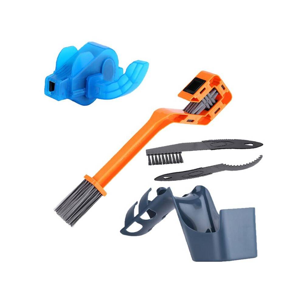 Bike Motorcycle Chain Oil Storage Tool Box Chain Cleaning Oil -Proof Agent Chain Oil Anti-Spray Scrubber Tools