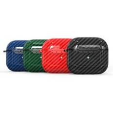Headphone Carbon Fiber case Air Buds Earbud Cases Earphone Shockproof Cover For Airpods 3 pro 2