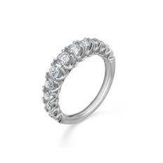 Mads Z CROWN Princess Ring 14 kt. hvidguld m. 1,00 ct diamant 1641999