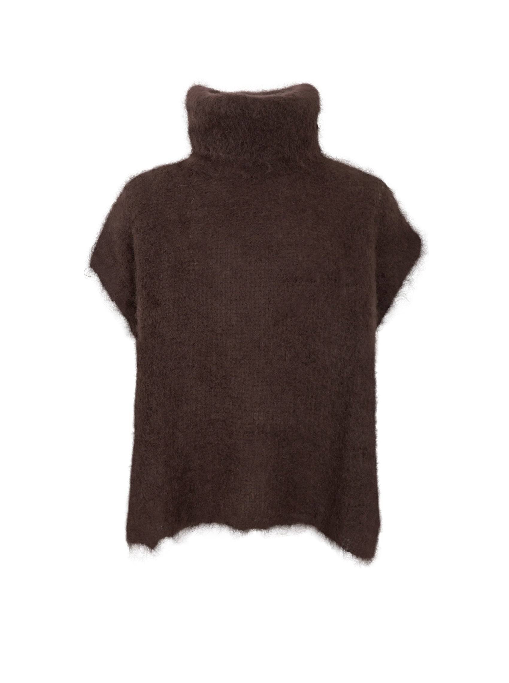 BCBJOERK rollneck vest - Coffee - One Size.