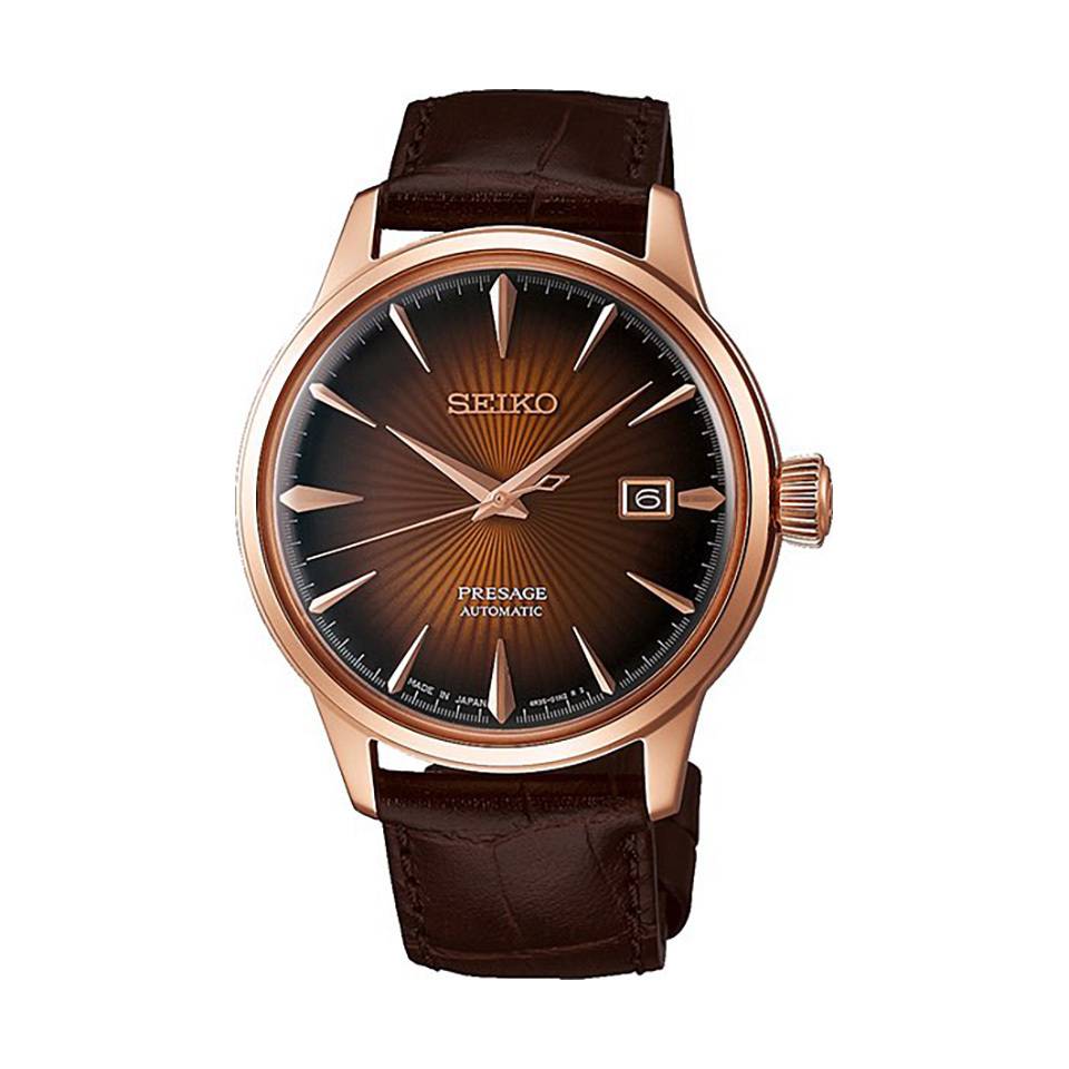 En SEIKO Presage Cocktail Time 40mm SRPB46J1 från Klockmaster - ett tryggt köp.