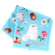 JOE Paul Joe Cleaning Handkerchief Museum Collection Gypsy Nunet Tea Time Towel Hand Towel 25cm [PAUL & ACCESSOIRES] & Smartphone/Glasses & (Blue)