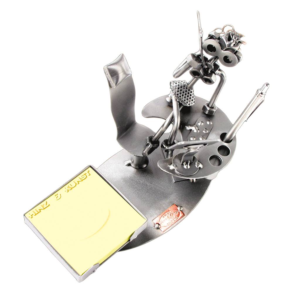 Metallfigur - Kontorsassistent - Socialarbetare - Kvinna