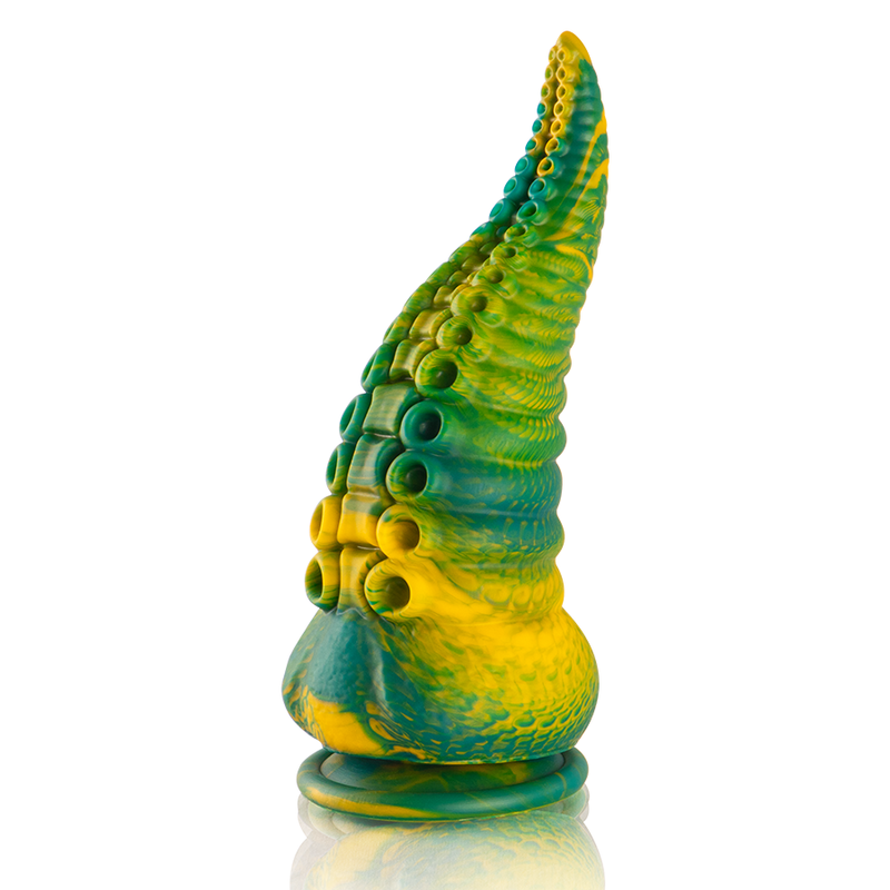 Cetus – Tentakel Dildo Stor Storlek i Grön Silikon