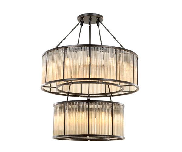 Eichholtz Bernardi Lysekrone - Bronze hightlight