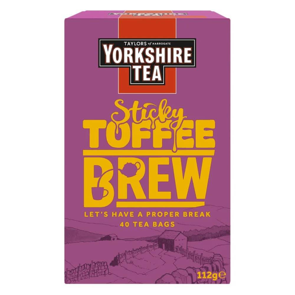 Taylors Yorkshire Tea Sticky Toffee Pudding Brew 40 påsar 112 g