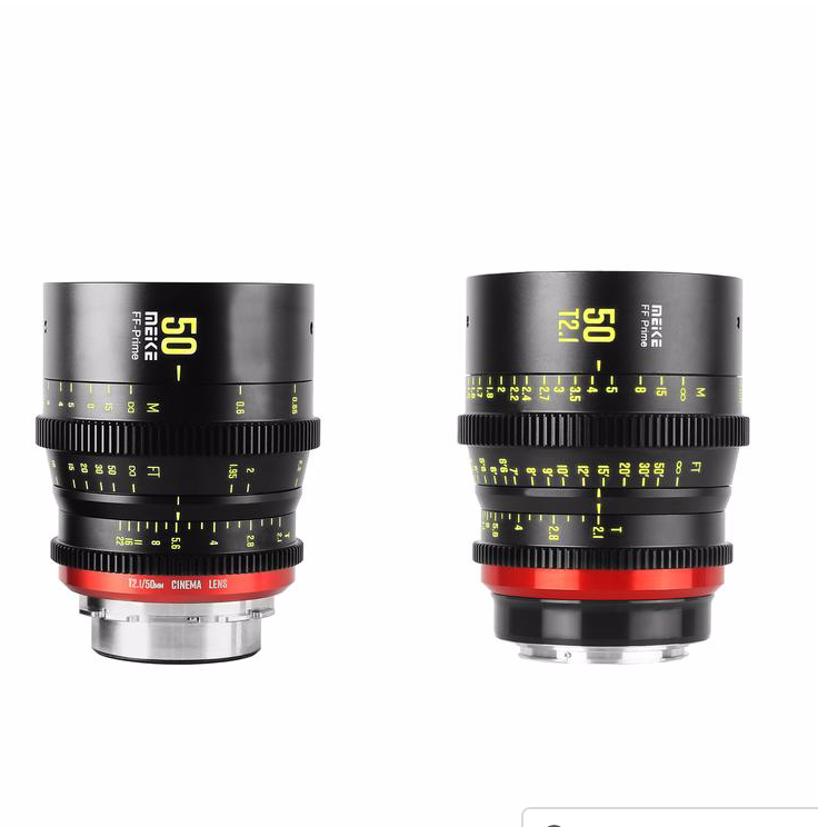 Meike 50mm T2.1 Fullformat  Prime Cine Lins L-mount