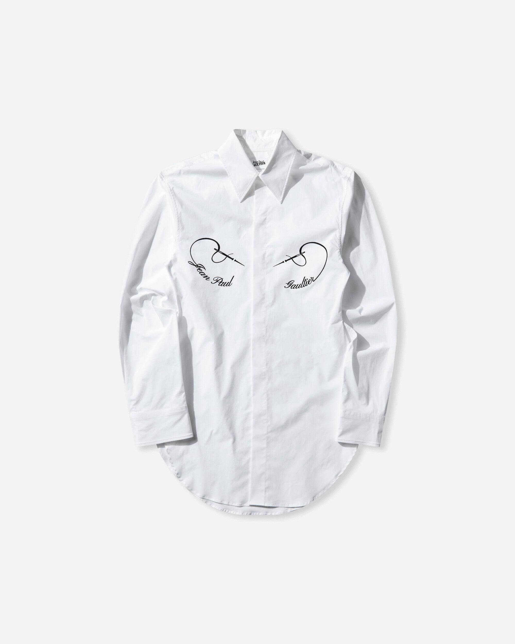 Women s Oversized Printed Shirt White