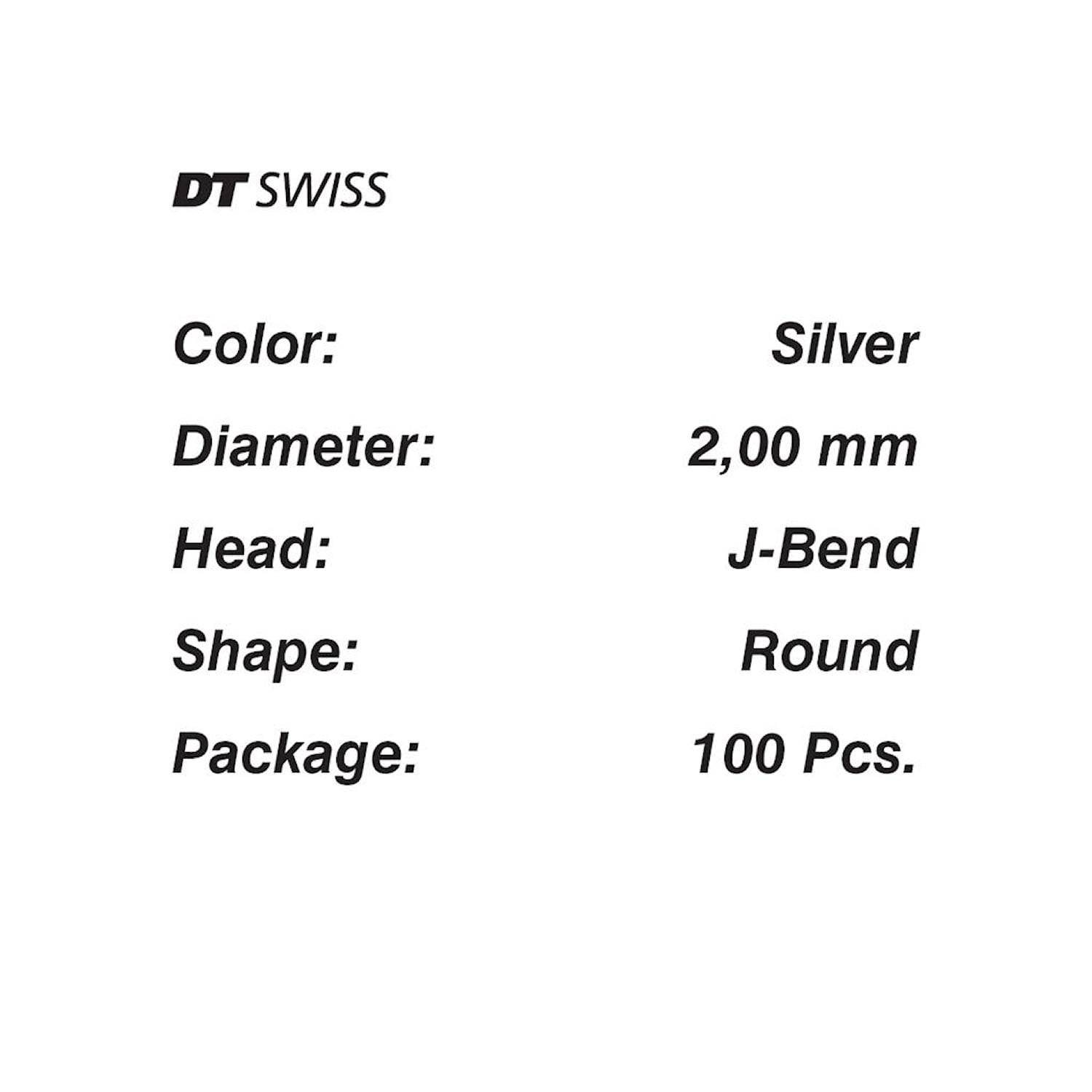 DT Swiss Eker DT Champion Silver Round 264 mm 2,00 mm   Cykeldelar - Hjul & Hjuldelar - EkrarCykeldelar   Hjul & Hjuldelar   Ekrar
