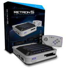 Retron5 Retro Gaming Console (Play NES, SNES, Mega Drive, Game Boy, Famicom & more) (Gray)