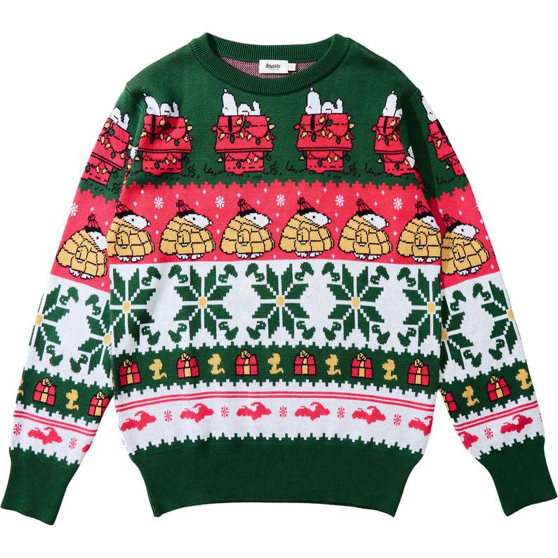 Men's Peanuts Xmas Cotton Sweater