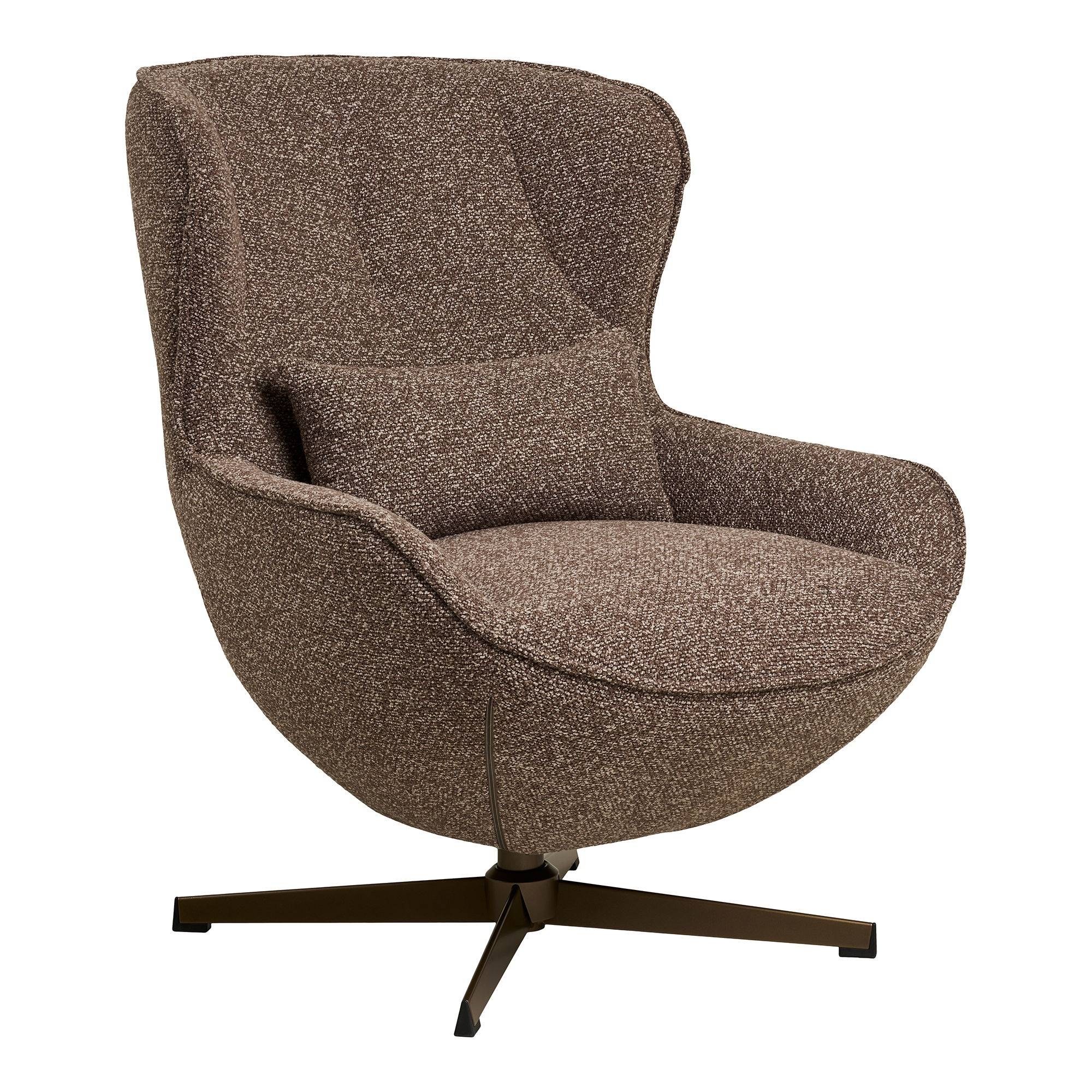 Blenheim Loungestol med drejefod - brun