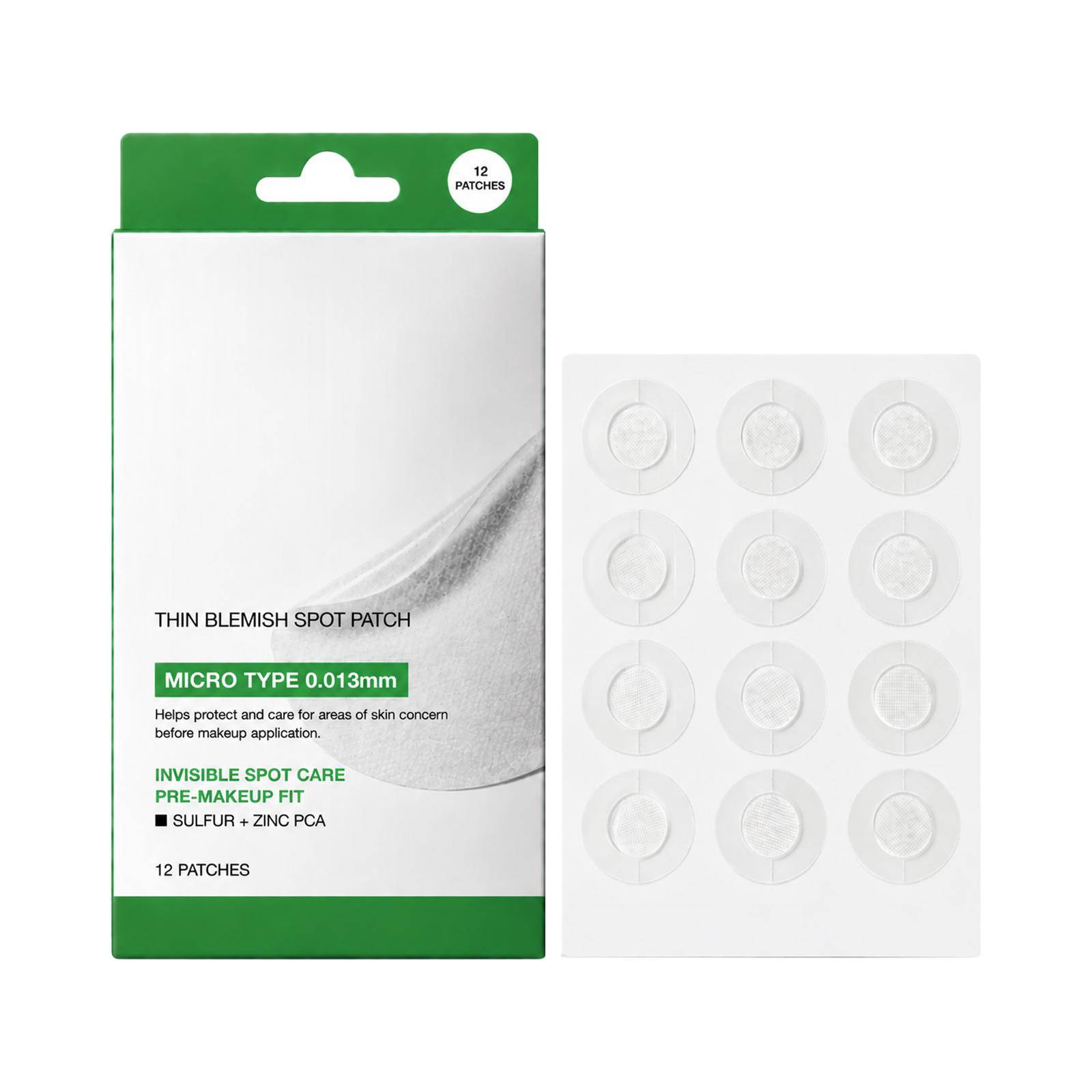 Invisible Blemish Patch Fit Gentle Skin Friendly Easy To Apply And Remove Individually Packed Comfortable Wear Acne Patch 12 Patches