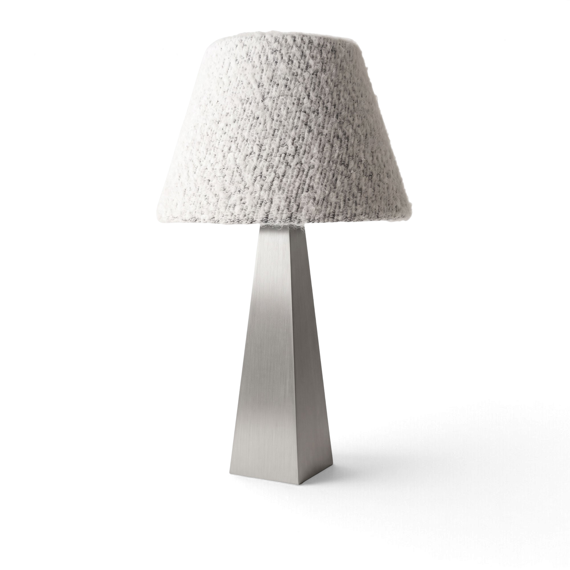 Dusty Deco - Pyramid bordlampe stål - Bordlamper - Edin & Lina Kjellvertz - Sølv - Metal