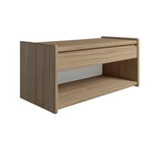 Kaagaard 218037 Sengebord Vægophængt 34x80x37 cm - Oliebehandlet Eg