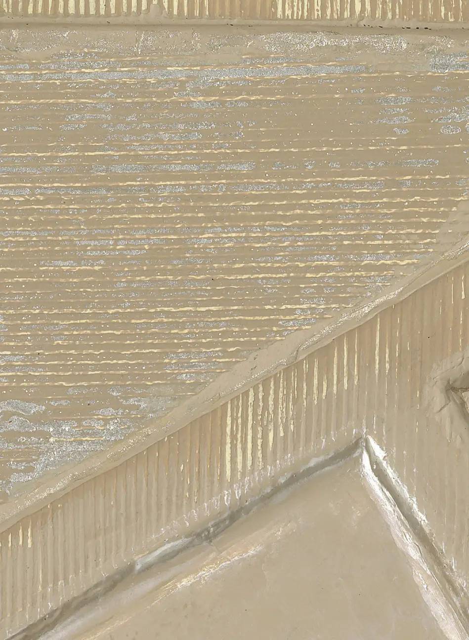 CMO Paris Wallpaper Gesso Fresque - Sable C - cream/gold