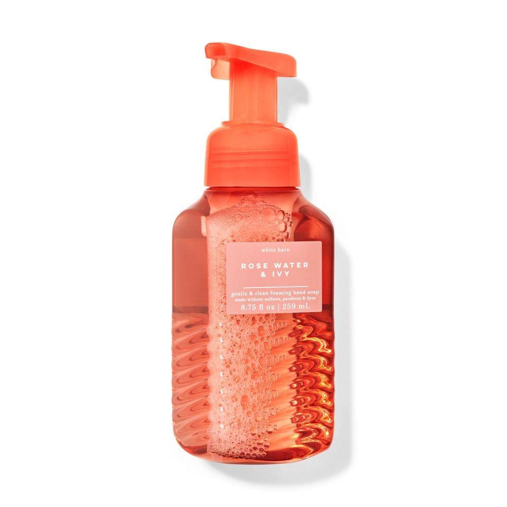 Bath Body Works Rose Water Ivy Gentle Amp Clean Foaming Hand Soap 8.75 Fl Oz 259 Ml