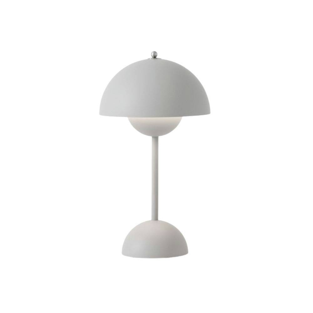 Andtradition Flowerpot VP9 Portable Bordslampa Matt Light Grey