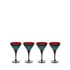 Set Of 4 Martini Glasses
