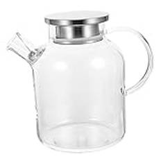 RORPOIR Vattenkokare i Glas Filter För Vattenkanna Destillerat Vatten Gallons Case/6 Vattenkanna Med Filter För Kranvatten Noll Vatten Filter Kanna Noll Vatten Kanna Hög Kapacitet Citron-