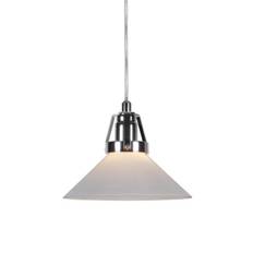 SKOMAKARE Fönsterlampa 20cm Krom/Opalvit