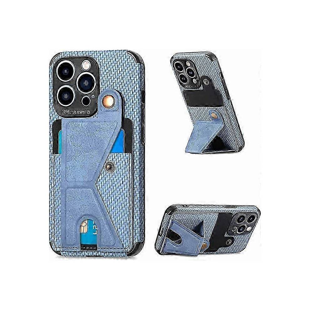 Kompatibel med iPhone 12 Pro Max pung-etui med kortholder, PU-læder med støtteben, tyndt cover, magnetisk lås og holdbar