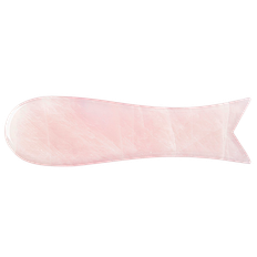 A Pure Mind Gua Sha Fish Rose Quartz (1 stk)