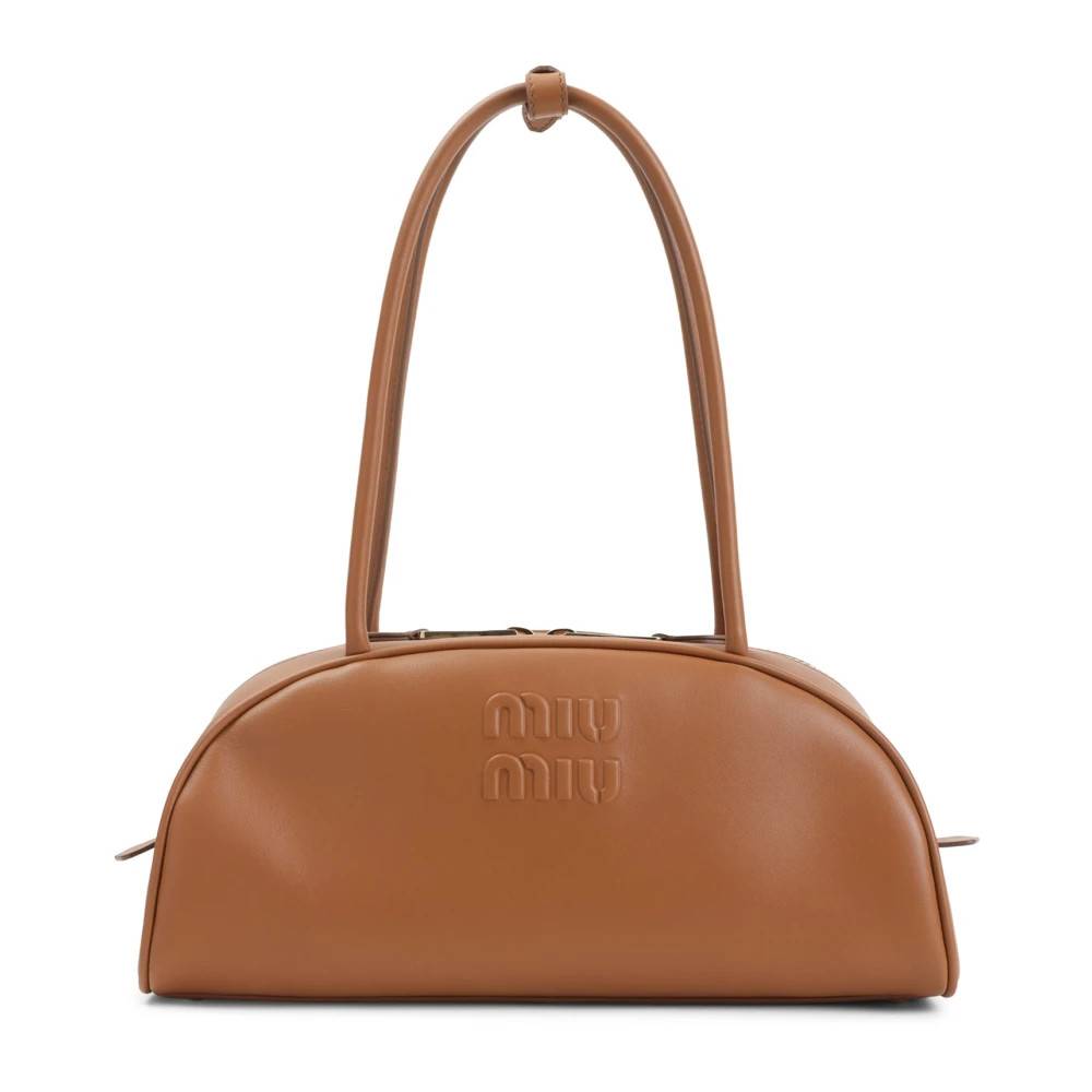 Miu Miu Medium Beau Taske - Tasker - Dame - Brun - ONE SIZE - Uld