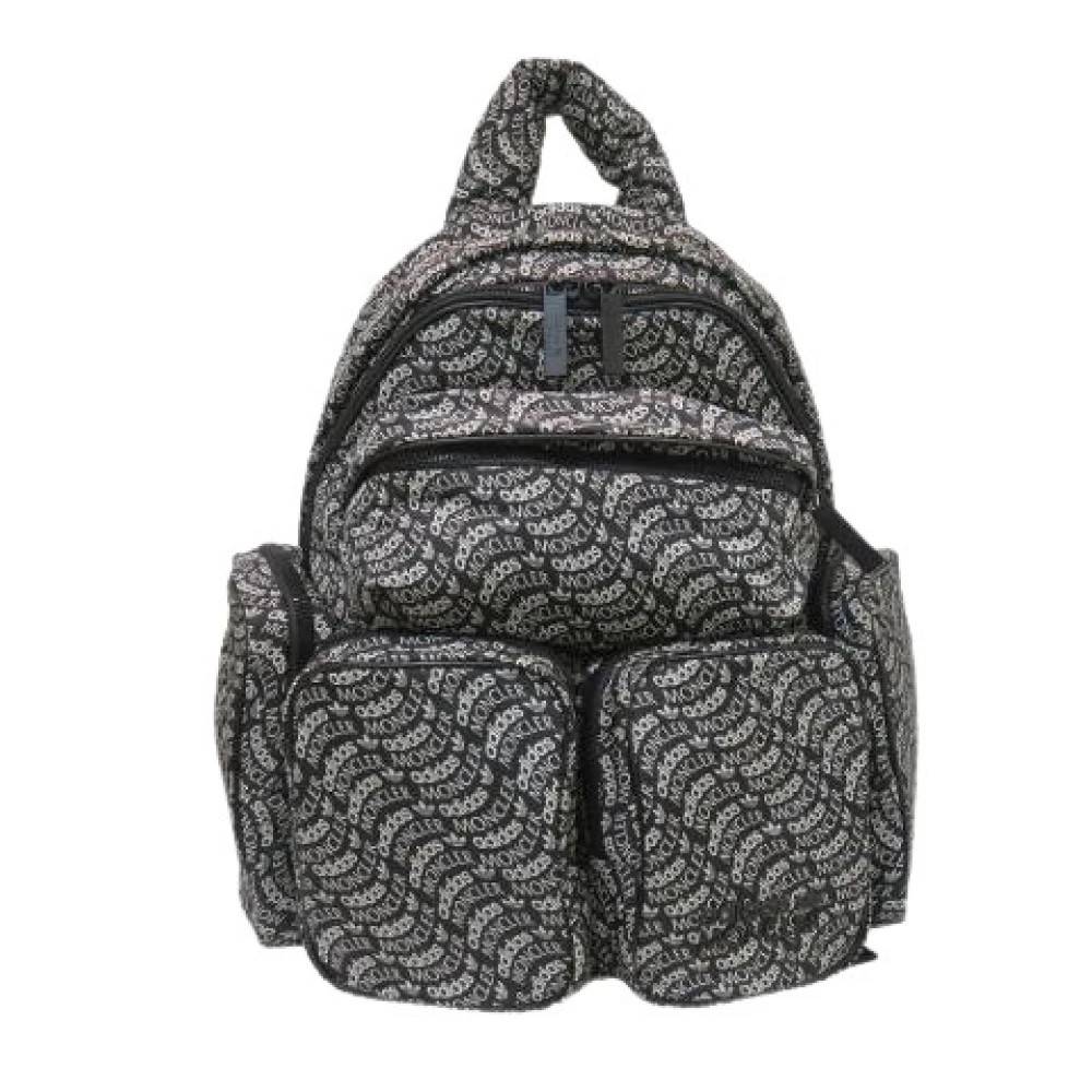Moncler Pre-owned Pre-owned Nylon Rygsæk - Vintage - Herre - Sort - ONE SIZE - Nylon