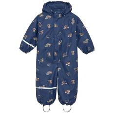 CeLaVi Regnoverall m. Fleece - PU - Oceanien m. Tryck - CeLaVi - 70 - Regnoverall
