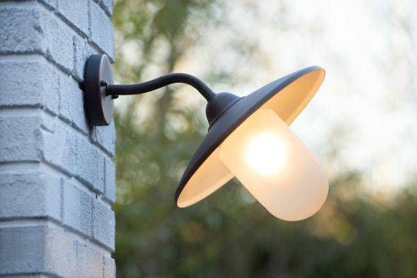 Lucide Aruba væglampe E27 IP44 Rust brun