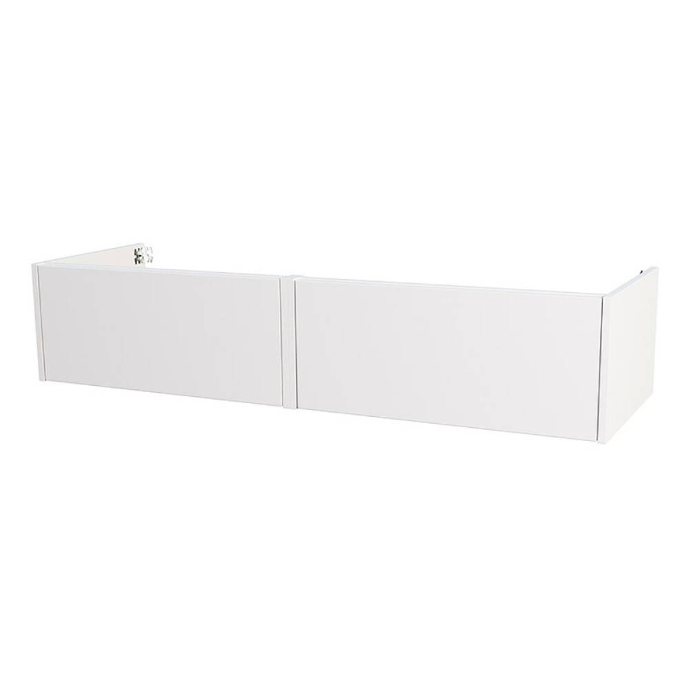 TVÄTTSTÄLLSSKÅP CAMARGUE AURA LÅG DUBBEL PORSLIN 140CM SLÄT VIT