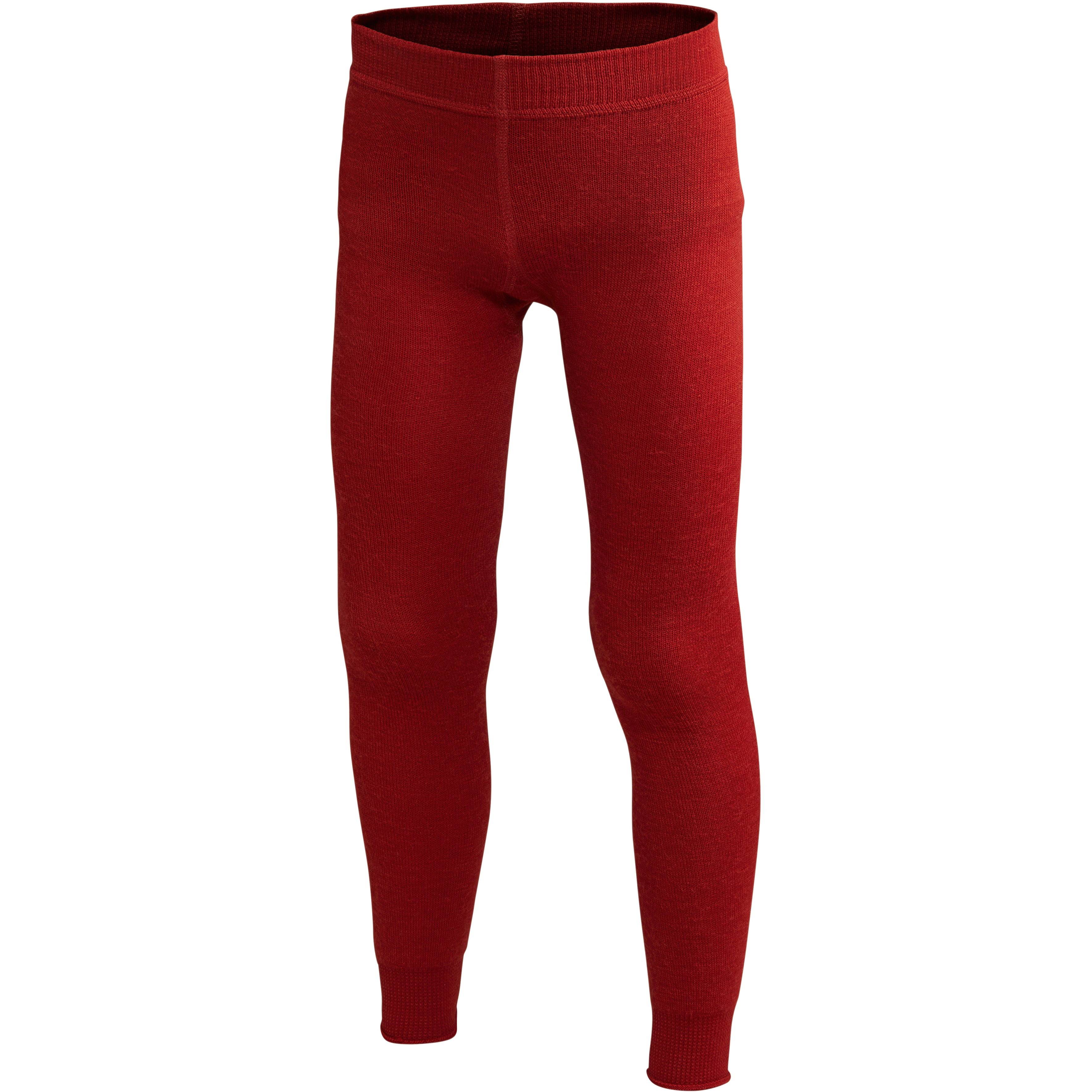 Woolpower Kids' Long Johns 200 Autumn Red, 122-128