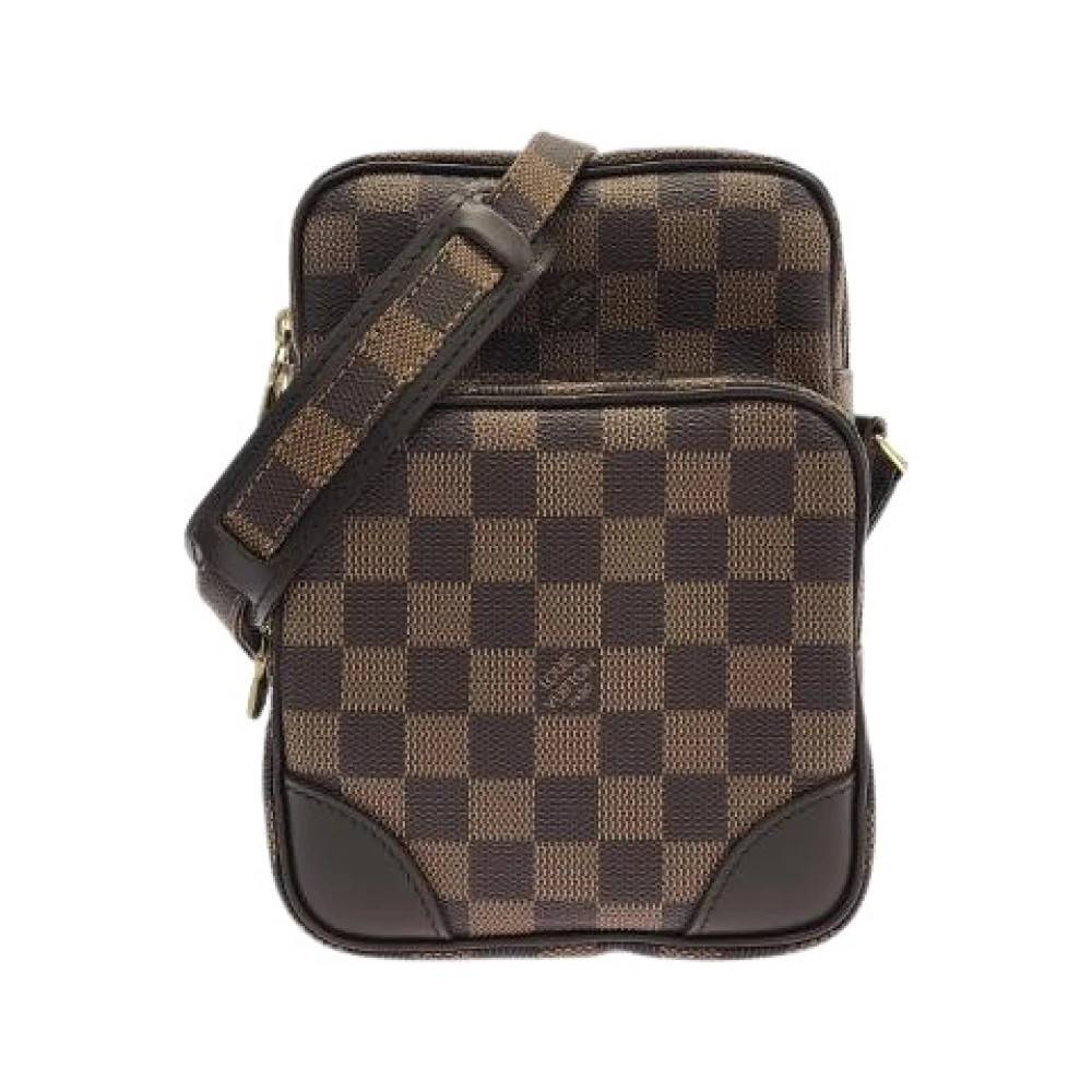 Louis Vuitton Vintage Pre-owned Damier Amazon Skuldertaske - Vintage - Dame - Brun - ONE SIZE - Uld