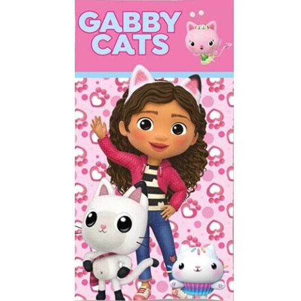 Gabbys Dockskåp Kitty World badhandduk, strandhandduk 70x140 cm
