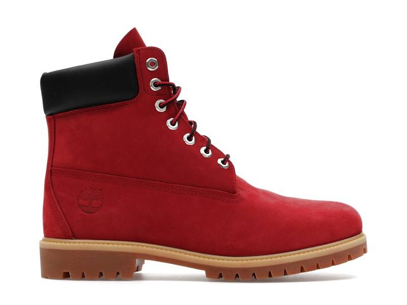 Timberland 6 Premium Waterproof Boot Dark Red Nubuck - 43 / Standard