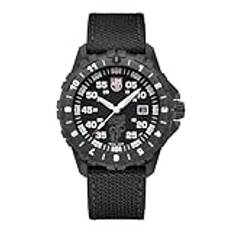 Luminox Analog schweizisk kvartsurverk klocka för män med tyg armband XA.6442.H.Set, svart, Rem