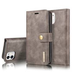 DG.MING Magnet Wallet iPhone 12 Mini Brown