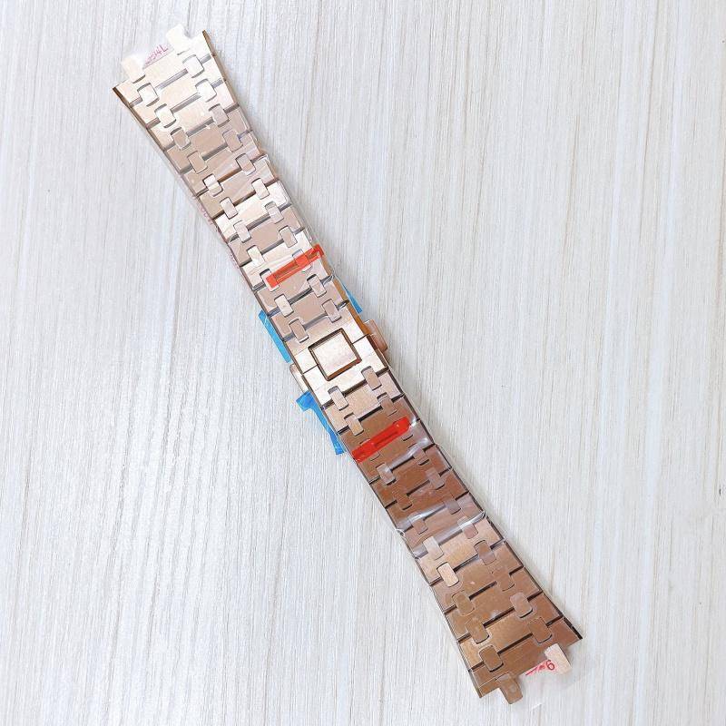 21mm 26mm 28mm Armband i Rostfritt Stål Passar för AP Audemars Piguet Royal Oak 15400 26331 15500 Metallarmband Vikbar Spänne