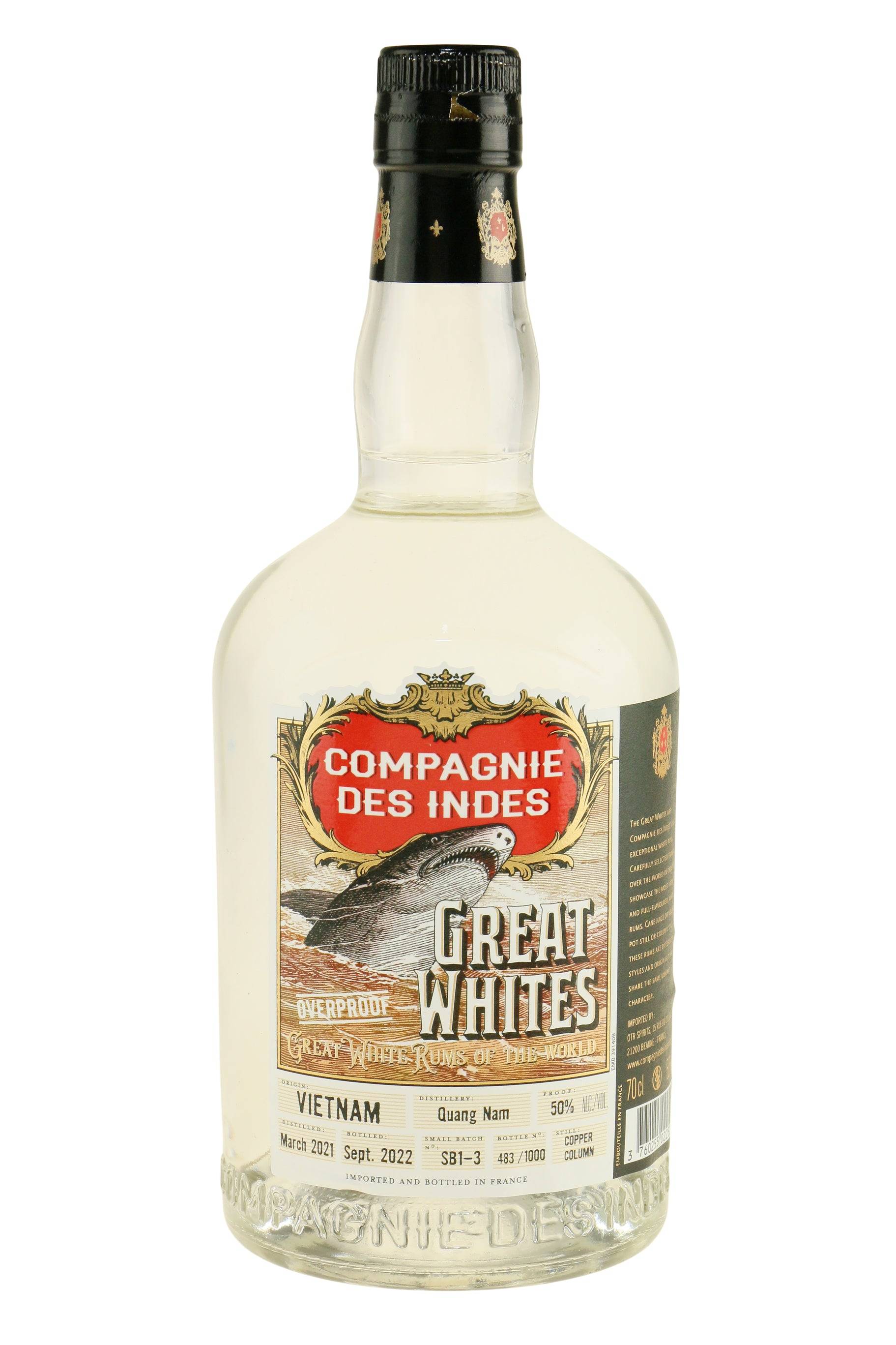 CDI Great Whites Overproof Rum fra Vietnam 2022