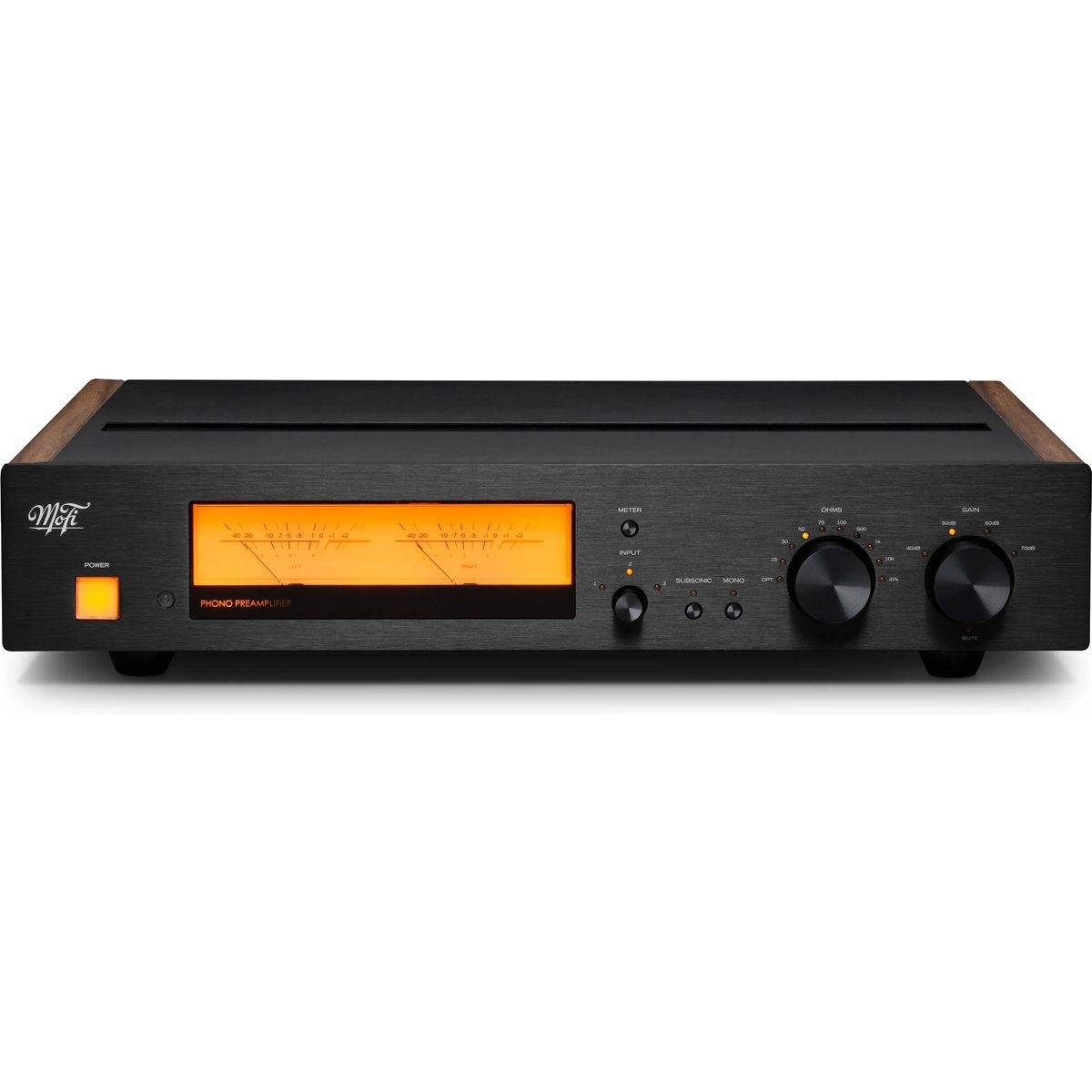 Mofi Electronics MasterPhono valnød - Phono forforstærker til pladespiller, MM/MC, Justerbar impedans, Transistorer