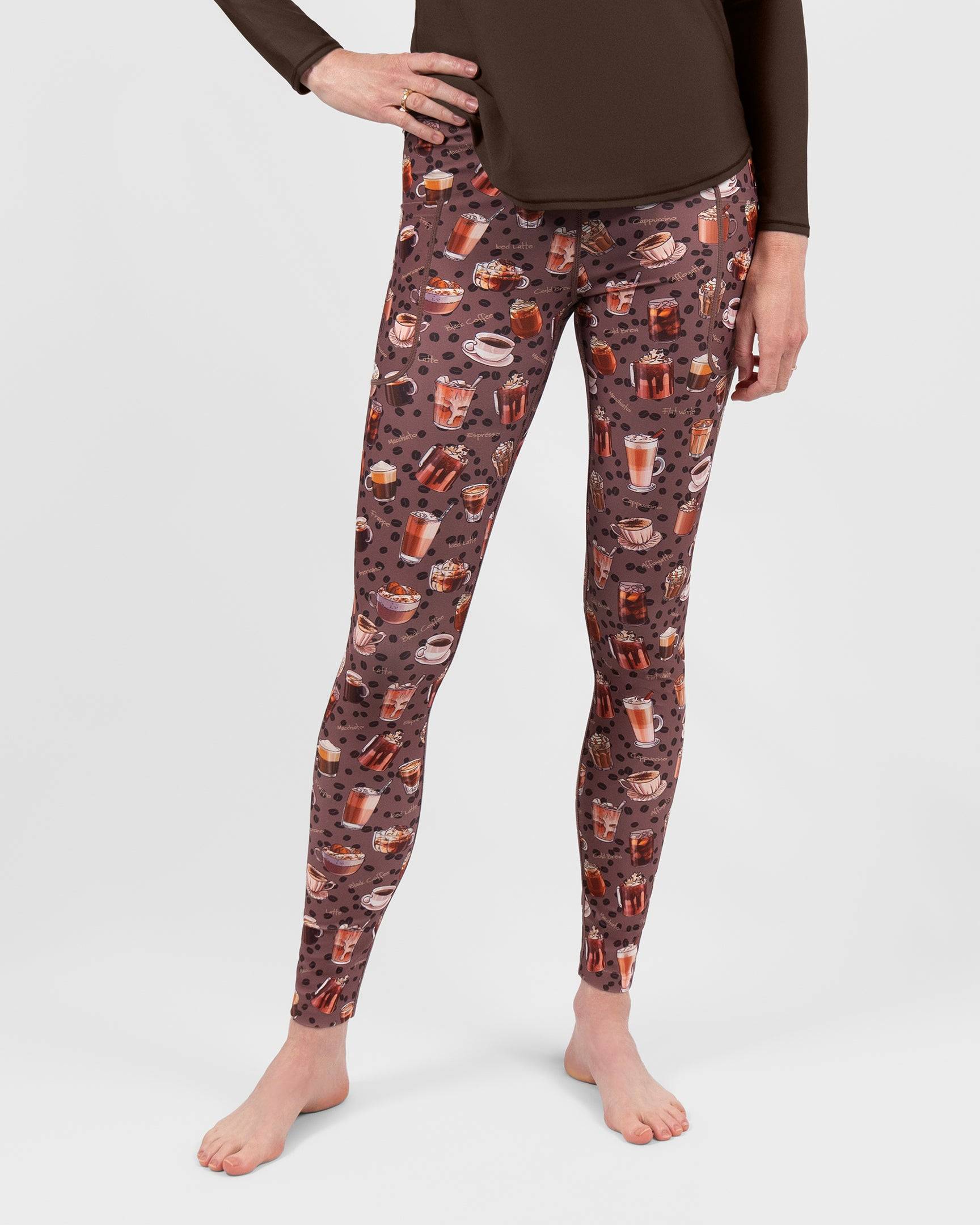 Lillemor x Signature Coffee Leggings, XS