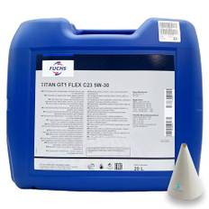 20 L Fuchs Titan GT1 Flex C23 5W-30 | passend für | BMW-LL-04 | MB 229.31 | 229.51 | 229.52 | OV0401547 | OV0401547 G30 | 20 Liter Motoröl Motorölen Öl - Freigaben und Empfehlungen im Artikel
