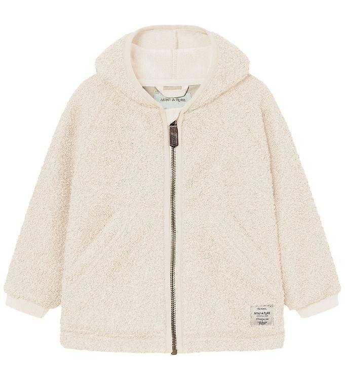 Mini A Ture Fleecejakke - MatLiff - Angora Cream - Mini A Ture - 1½ år (86) - Fleecejakke