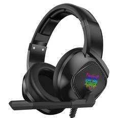 3,5 Mm Gaming Headset Led Mic Hörlurar K19 Rgb Mobiltelefon Dator Eating Chicken Headset För PC Laptop Ps4 Xbox Pack of 1 - Standard vit