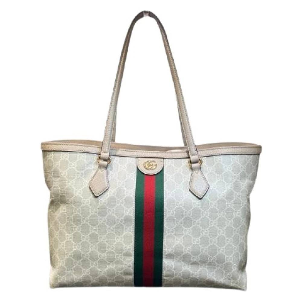 Gucci Vintage - Pre-owned Ophidia GG Supreme Canvas Tote Bag Vintage - Dam - ONE Size - Läder